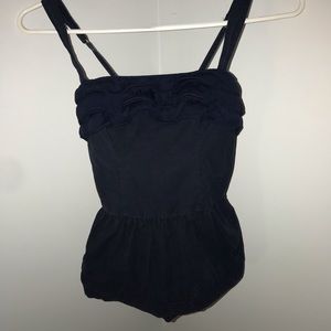 Gilly Hicks Navy Tube Top